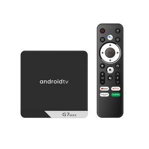 Nuevo G7 max Android 11 OS ATV Box 4 + 64 gb Amlogic S905x4 Chip 1000lan Smart TV Box con control remoto por voz TV Box