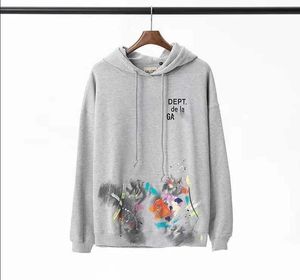 NIEUWE Galleries Heren Hoodies Sweatshirts Ontwerpers Mode Trend Afd. Klassieke Letter Gedrukt Hoodie Dames High Street Katoenen Trui Tops Kleding