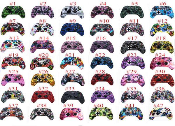 Nouveau contrôleur de jeu peau Gel souple Silicone housse de protection poignée en caoutchouc étui pour Xbox one9172741