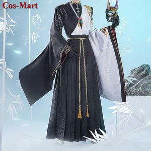 Nieuwe Game Genshin Impact Xiao Cosplay Kostuum Knappe Retro Stijl Uniformen Volledige Set Activiteit Party Rollenspel Kleding S-XL Y0903