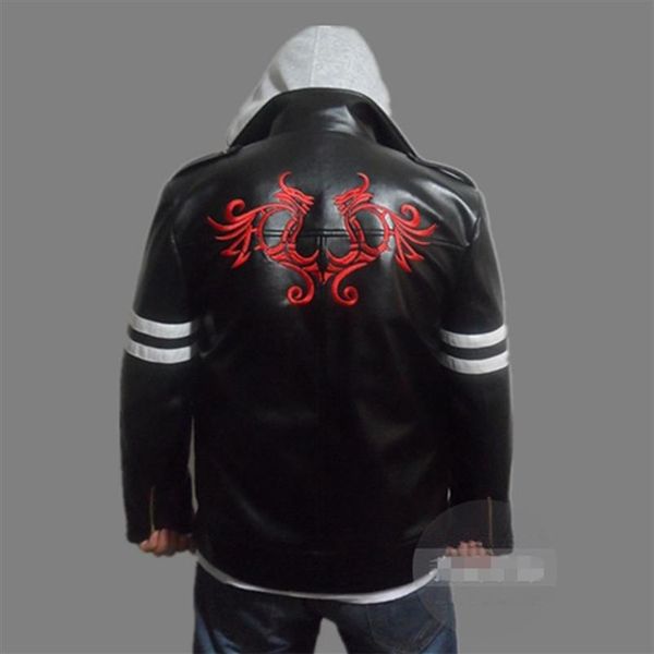 Nuevo juego prototipo Alex Mercer Cosplay disfraz chaqueta bordada PU abrigo de cuero disfraces de Halloween para Mujeres Hombres personalizado Made271o