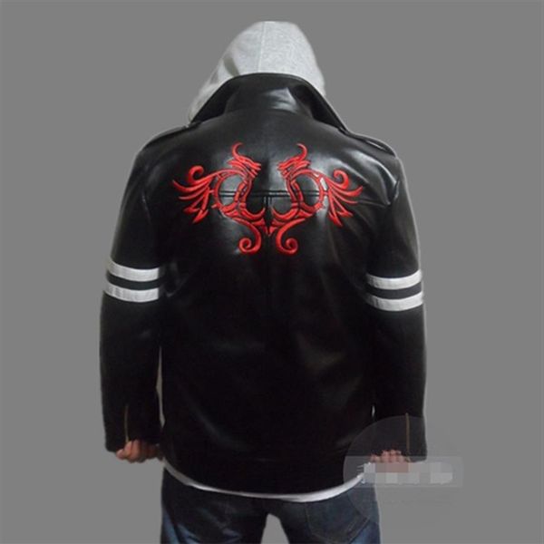 Nuevo juego prototipo Alex Mercer Cosplay disfraz chaqueta bordada PU abrigo de cuero disfraces de Halloween para Mujeres Hombres personalizado Made2698