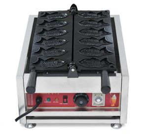 Voedselverwerking Gas Japanse Taiyaki Machine Waffle Maker Pancake Baker