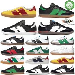 Nuevos zapatos casuales veganos Diseñador Hombres Mujeres Interior México Crema AG Negro Blanco Goma Hombre Azul Beige Rosa Terciopelo OG Plataforma plana Zapatillas de deporte para correr