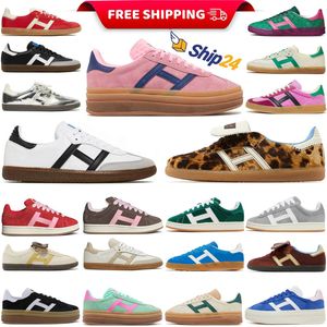 Nuevo envío gratis Gazelle Originals Vegan Adv Platform Shoes Men Women Designer OG Casco informal Blanco Blanco Rosa Pink Velvet Snakers al aire libre Entrenadores deportivos