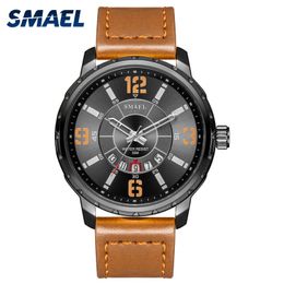 Nieuwe Gentleman Style Smael Watch Mens Business Horloges SL-9103 Waterdichte Relogio Masculino Horloges Q0524