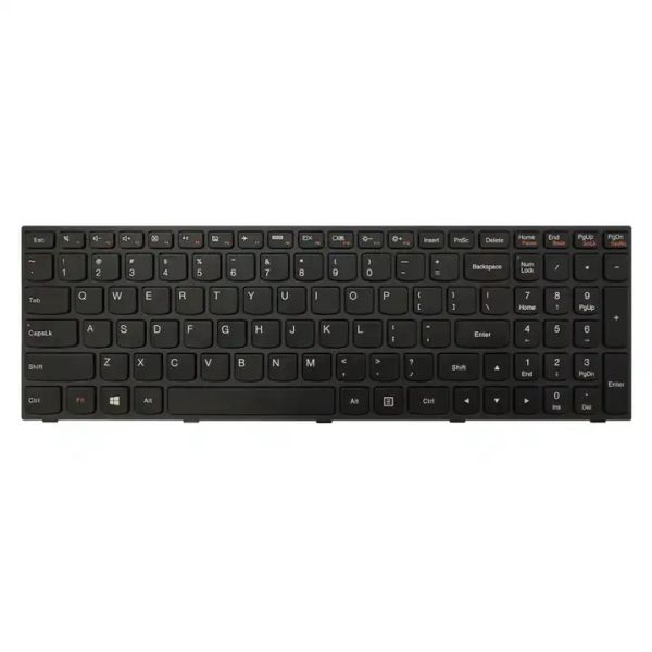 Nouveau véritable clavier d'ordinateur portable à cadre noir de remplacement pour ordinateur portable série G50, clavier d'origine FRU 25214725