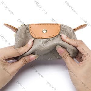 Nouveaux portefeuilles en cuir authentique en cuir petit sac à glissière Sac à grande capacité pour les femmes Soft Cow Hide Coin Livraison gratuite 1Aas AZ