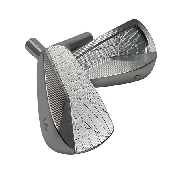 New Zodia Irons Silver Golf Irons Limited Edition Crocodile Pattern Golf Clubs avec arbre en acier ou arbre de graphite