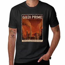 Nuevo Giedi Prime Retro Vintage Turismo Calcomanía Camiseta Ropa estética Hombre Ropa Camiseta lisa Camisetas para hombres 48aB #