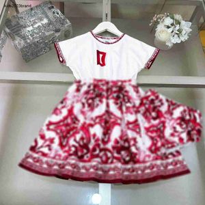 Nieuwe meisjes feestdress tweedelige set baby rok maat 80-130 cm kinderontwerper kleding zomer peuter prinses jurk 24april