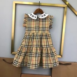 nieuwe meisjes rok babykleding meisje jurk Kids designer kleding Borst bloem ontwerp zomer fasion meisjes jurken luxe merk