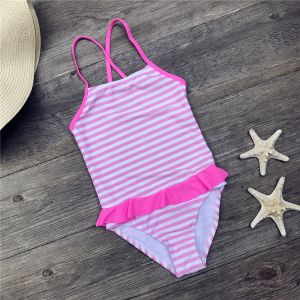 Nouvelles filles Swimsuits rayés