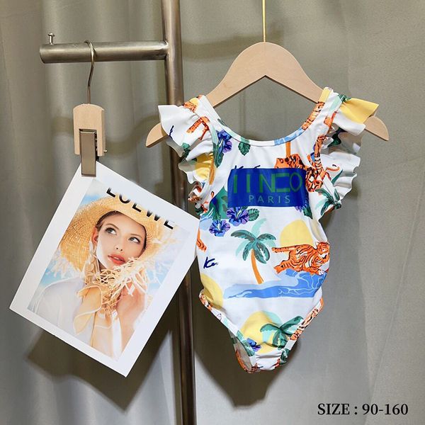 Nouvelle filles maillot de bain décontracté polyvalent en un morceau de maillot de bain pour enfants pour bébé
