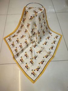 Nieuwe meisjes womens 53cm vierkante 100% echte moerbei zijden sjaal zijde satijnen halsdoeken fabriek verkoop gemengd 20 stks / partij # 4116
