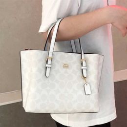 Nuevo bolso de compras Mollie para presbicia blanca glaciar, bolsa con cierre de capa intermedia, bolso de mano para mujer 9836