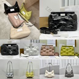 Nieuwe Glam Slam tas gewatteerd nummerpatroon zacht leer wolken kussen tas clutch bags bakken hobo schouder crossbody tassen rugzak Lu327t