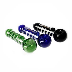 PHOENIXSTAR VERRE COILLABLE COIL SPOON 5,5 pouces Pipe à main Pipes frais en gros avec des tuyaux de tabac à fumer de la glycérine Bong