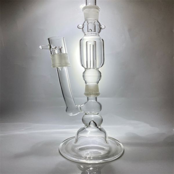 Narguilé en verre avec parties amovibles de 15 pouces de hauteur (GB-262)