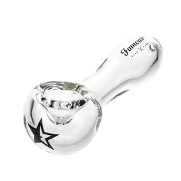 Nieuwe glazen rook pijp patroon heady handleidingen voor droge kruid tabak roken mini bubbler