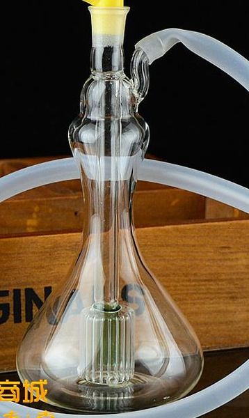 Nouveau vase en verre, bangs en verre, conduite d'eau en verre, pipe à fumer