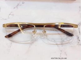 Nuevos anteojos con montura de lentes transparentes, anteojos para miopía, anteojos retro de grau para hombres y mujeres, marcos de anteojos para miopía con estuche261T