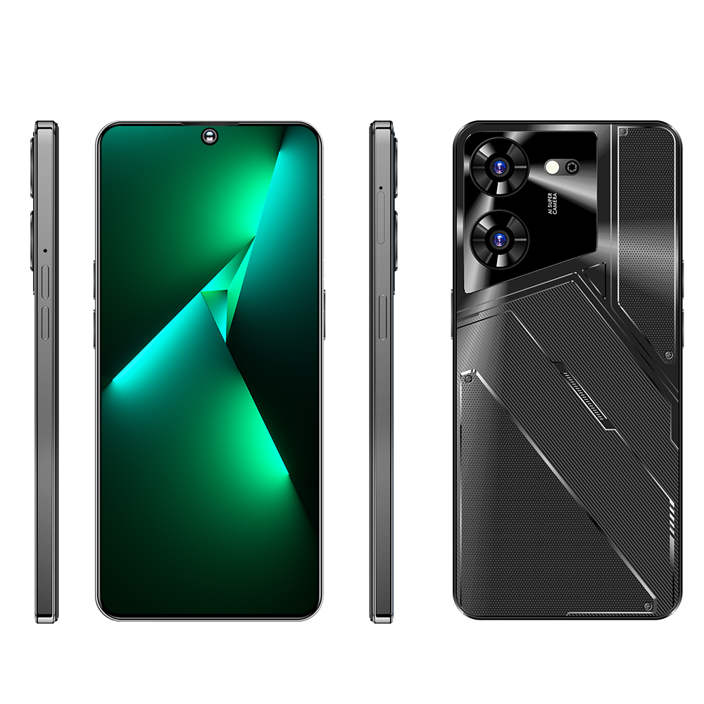 Neues globales entsperrtes Smartphone 16 GB + 1T Android Face ID-Telefon HD 108 MP Dual-SIM-10-Core-Handy