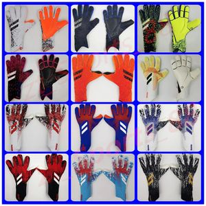 Nouveau gardien de but gants Protection des doigts Men de football gants de football adultes enfants plus épais gant de football