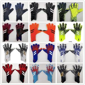 Nieuwe Doelman Sporthandschoenen Vingerbescherming Professionele Heren Voetbalhandschoenen Volwassenen Kinderen Dikkere Keeper Voetbalhandschoen297H