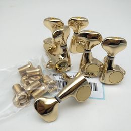 Nieuwe Gold 3L + 3R Set 510G Guitar Machine Heads Tuners Tuning Pegs In Stock Made in Korea
