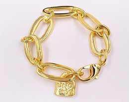 Nieuwe Gouden Authentieke Armband Geweldige Vriendschapsarmbanden UNO de 50 Vergulde Sieraden Past Europese Stijl Cadeau Voor Vrouwen Mannen PUL0949OR2730148