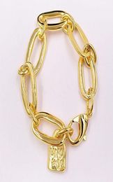 New Gold Bracelet authentique Bracelets d'amitié impressionnants uno de 50 bijoux plaqué ajuste le cadeau de style européen pour les femmes Men Pul0949or8045214