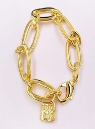 Pulsera auténtica de oro nuevo Pulseras impresionantes de la amistad Joyería chapada UNO de 50 Se adapta al regalo de estilo europeo para mujeres y hombres PUL0949OR5754204