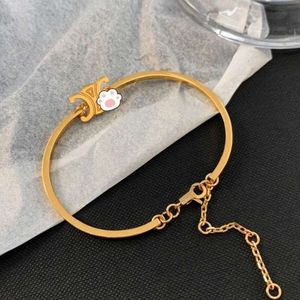 Nouveau Bracelet en or Ins Design, petit Bracelet incolore en acier titane, réseau meilleur ami, fille rouge