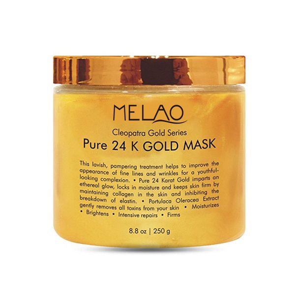 MELAO Pure 24K Gold Collagen Blackhead Remover Off Masque facial Nettoyant pour la peau du visage Soins de la peau du visage
