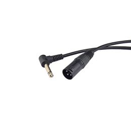 Nuevo codo de oro chapado en oro XLR Revolution 6.5 mm Universidad pública de dos pares de Audio Cable de audio XLR Cable de micrófono Audio de órgano C para