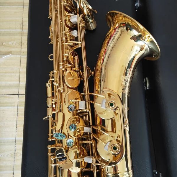 Nouveau saxophone ténor professionnel doré YTS-875EX b-tune, clé d'ormeau à double nervure, instrument de jazz de qualité professionnelle