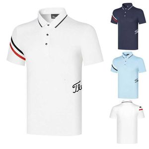 Nouveaux vêtements de Golf hommes respirant séchage rapide respirant élastique Polo Sports de plein air vêtements de Golf vêtements pour hommes