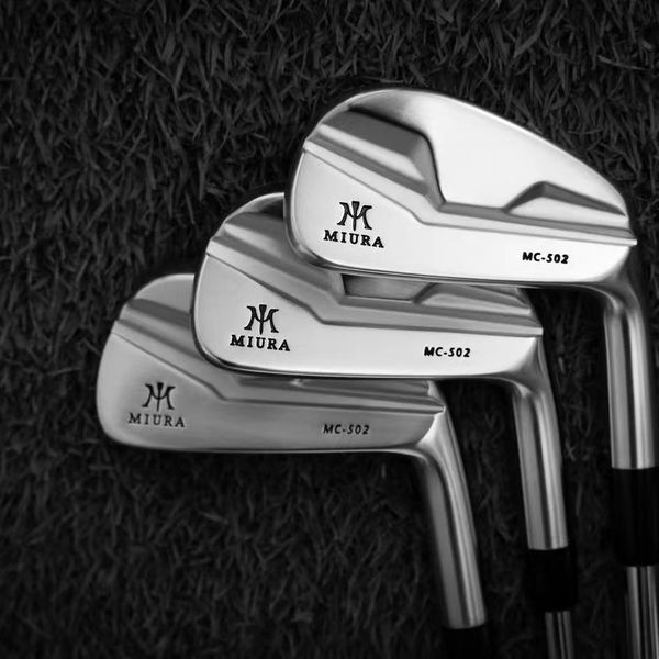NUEVO Golf Club S20C Miura MC-502 Irons Set 4-9PW (7pcs) con eje de acero/grafito S/R con tallas