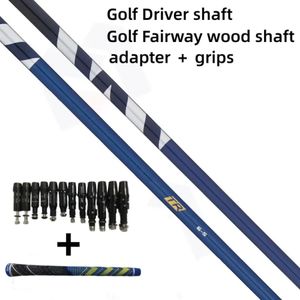 Nouveau Arbre de clubs de Golf bleu/noir TR 5/6/7 en graphite, pilote de golf et manche en bois de Fairway, manchon d'installation et poignée