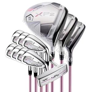 Nouveaux clubs de golf Femmes Honma XP-2 Golf Terminées Terminées Golf Driver Wood Irons Putter L Flex Graphite Shaft Livraison gratuite sans sac