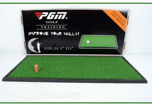 Nouveau tapis d'exercice de golf 63cmx33cm mini tapis de pratique de pavé à percussion intérieure avec produits de golf inférieurs 3351091