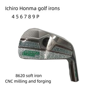 NIEUWE GOLF IRONS ICHIRO HONMA HOLLOW SILVER GOLF IRONS GOUDEN 7PCS 456789PSTEEL OF GRAFIET GOLFCLUBS