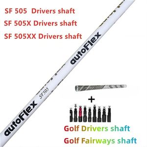 Nuevo Mango de Golf Autoflex, eje impulsor de Golf blanco sf505xx/sf505/ sf505x, eje de grafito flexible, eje de madera, funda y agarre de montaje gratuito