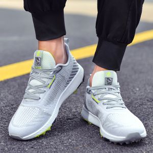 Nuevos zapatos de golf malla para hombres y mujeres zapato de golf transpirable para caminar zapatillas para caminar zapatillas para hombres entrenamiento de golf zapato de golf