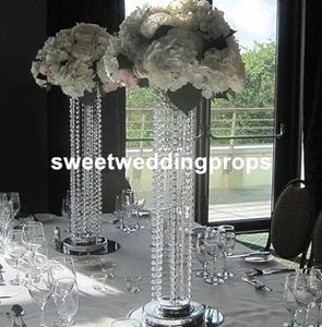 Nieuwe prachtige hoge bulk plastic vazen ​​voor thuis bruiloft decoratie