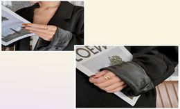 New Gothic Design Classic H Letter Gold Anneaux pour la femme 2021 Bijoux de mode coréenne Girl039 Gift Finger Luxury Set Accessories9248171016