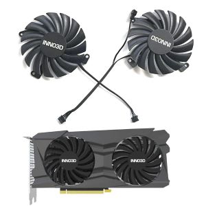 Nieuwe GPU -ventilator CF12910S 4PIN 0.35A 85mm voor Inno3d RTX 3050, 3060TI, 3070 Twin X2 OC Graphics Card Cooling Fan
