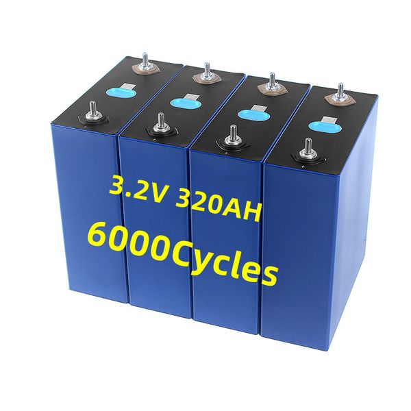 Nouvelles cellules de batterie LiFePO4 de catégorie A 3.2V 280Ah 310Ah 320Ah Batteries au lithium-ion LFP Cell Prismatic LF280K Pour 12.8V 24V 48V 96V Solar Home ESS RV Boats Golf Carts