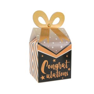 Nueva caja de dulces para celebración de la temporada de graduación, Fiesta Temática de graduación, vestido de soltero, cajas de galletas y pasteles A377